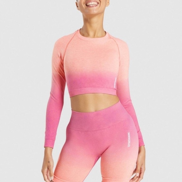 Gymshark Tops - Gymshark Coral Activewear Top